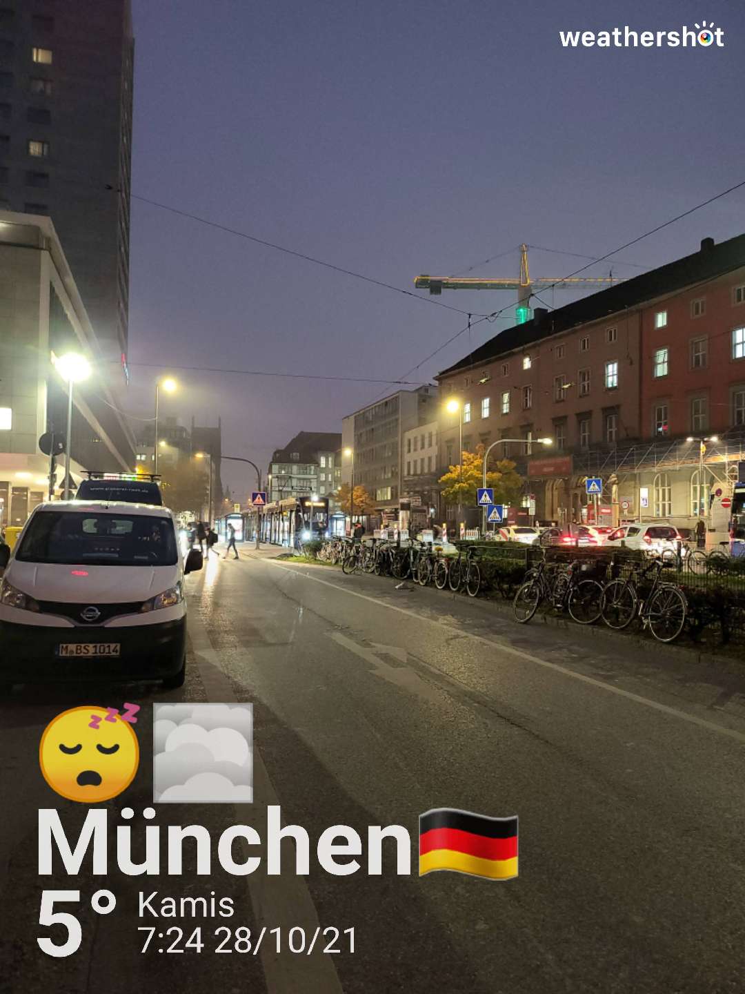 Weather in München, 5°C — October 28, 2021 (community photo)