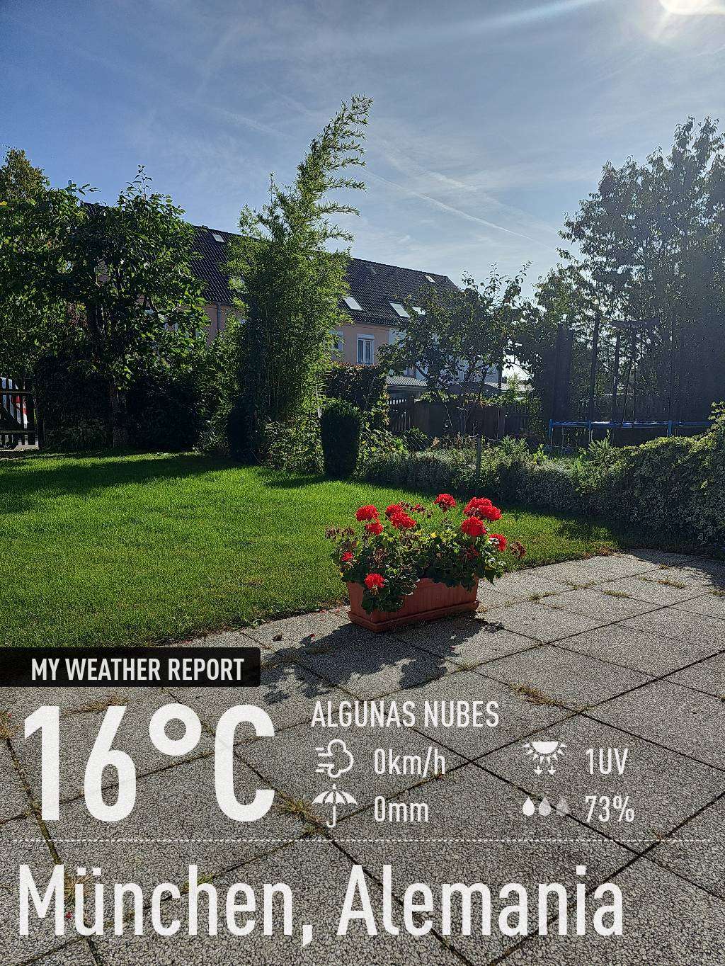 Clear weather in München, 16°C — October 2, 2023 (community photo)