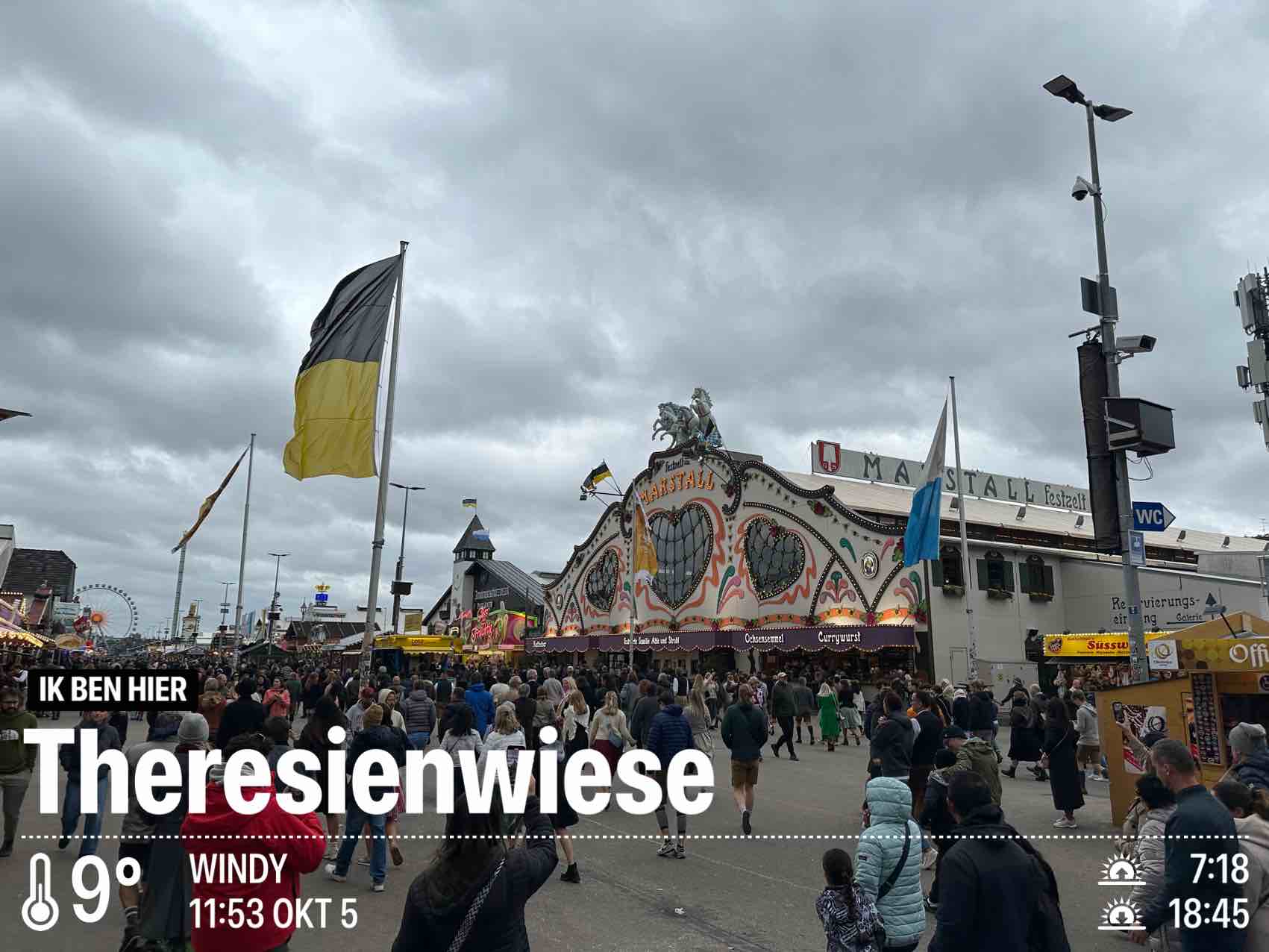 Weather in München, 9°C — October 5, 2025 (community photo)