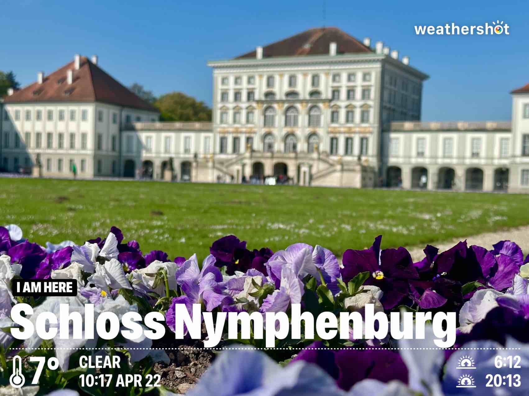 Clear weather in München, 7°C — April 22, 2026 (community photo)