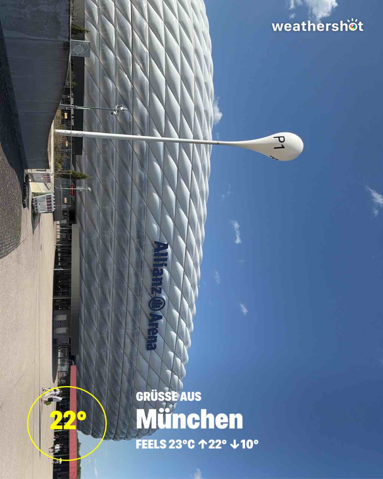 Wetter in München: klar, 22°C – 20. Juli 2026 (Community-Foto)