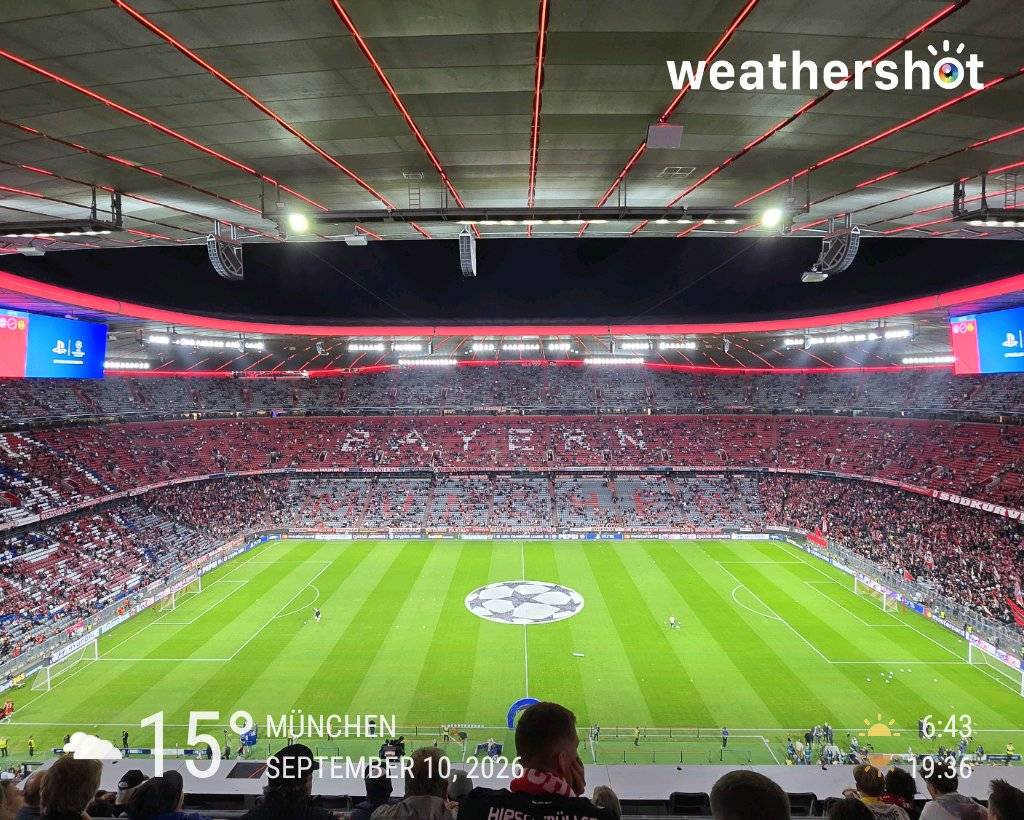 Wetter in München: bewölkte Nacht, 15°C – 18. September 2026 (Community-Foto)