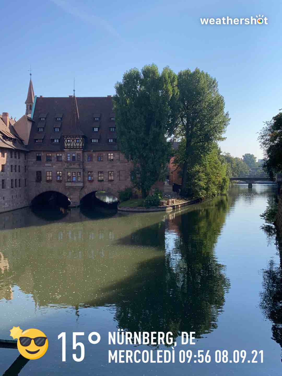 Clear weather in Nürnberg, 15°C — September 8, 2021 (community photo)