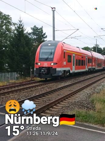 Weather in Nürnberg — September 11, 2024 (community photo)
