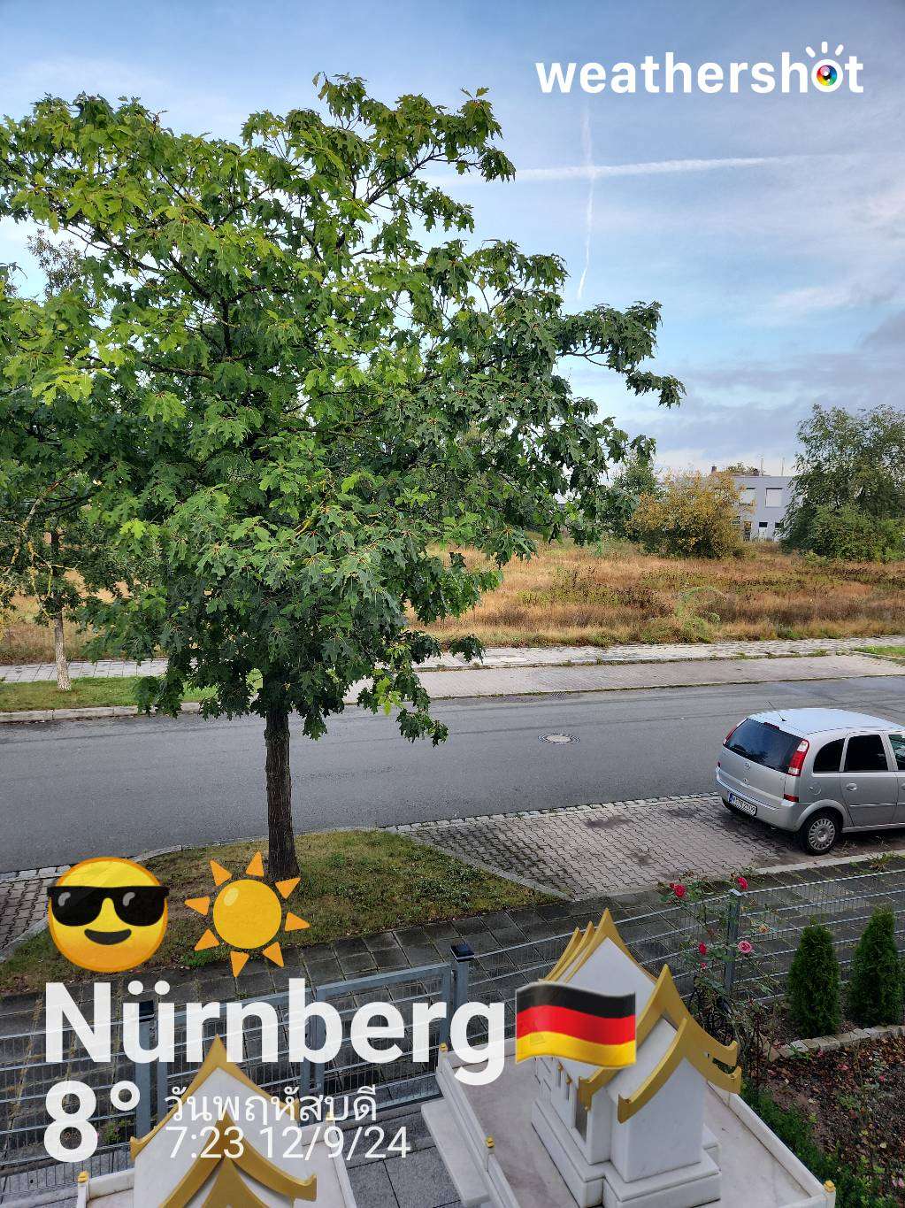 Clear weather in Nürnberg, 8°C — September 12, 2024 (community photo)