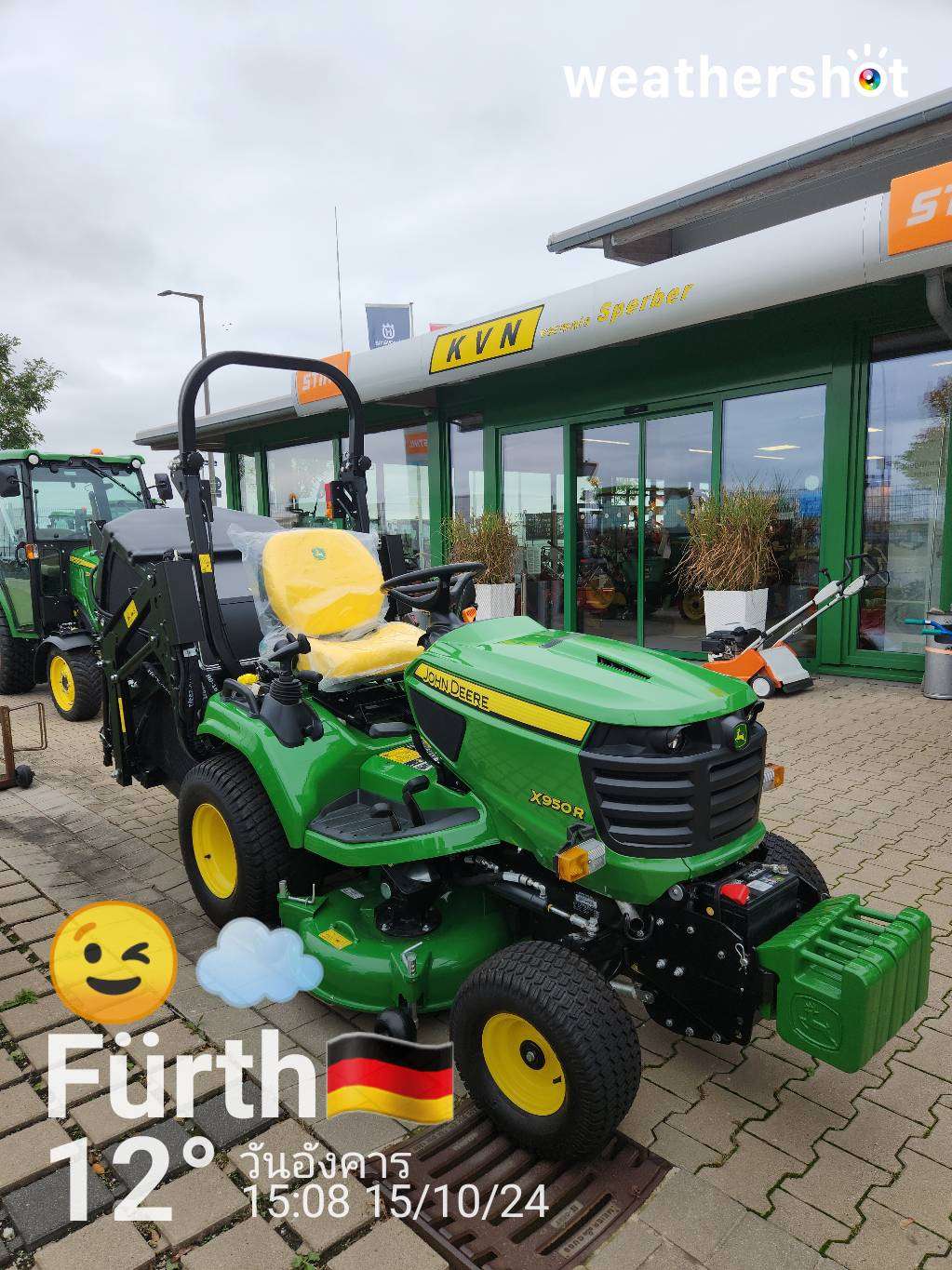 Cloudy weather in Fürth, 12°C — October 15, 2024 (community photo)