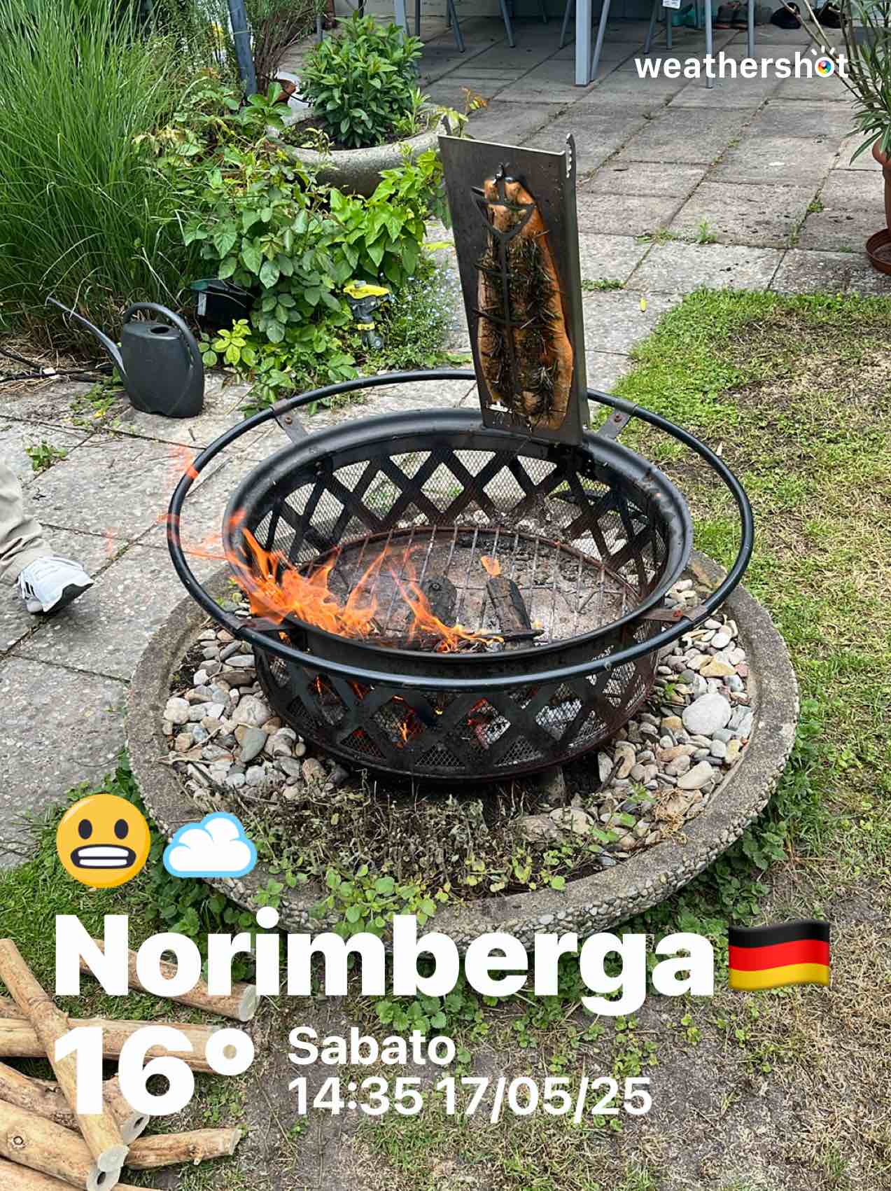 Wetter in Nürnberg: bewölkt, 16°C – 17. Mai 2025 (Community-Foto)