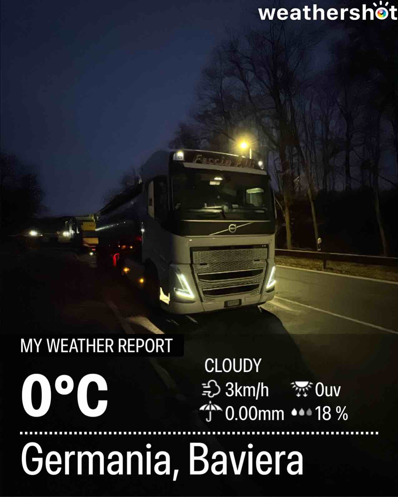 Cloudy weather in Neunhofer Forst, 0°C — January 17, 2026 (community photo)