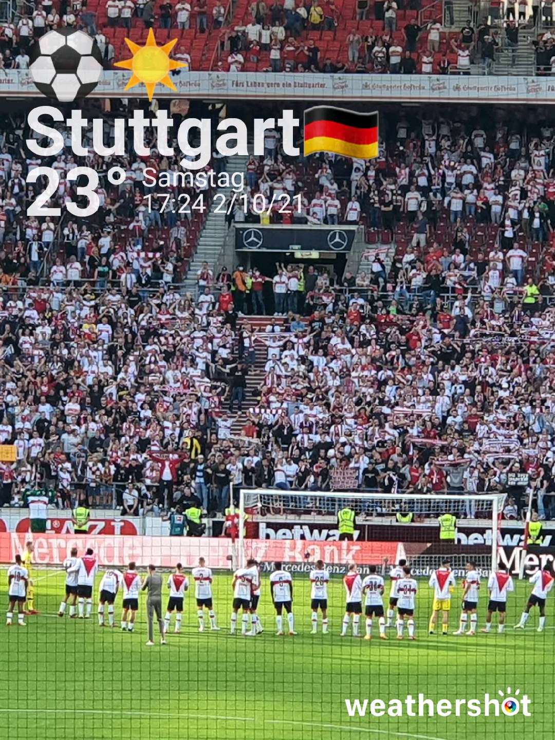 Weather in Stuttgart, 20°C — October 2, 2021 (community photo)