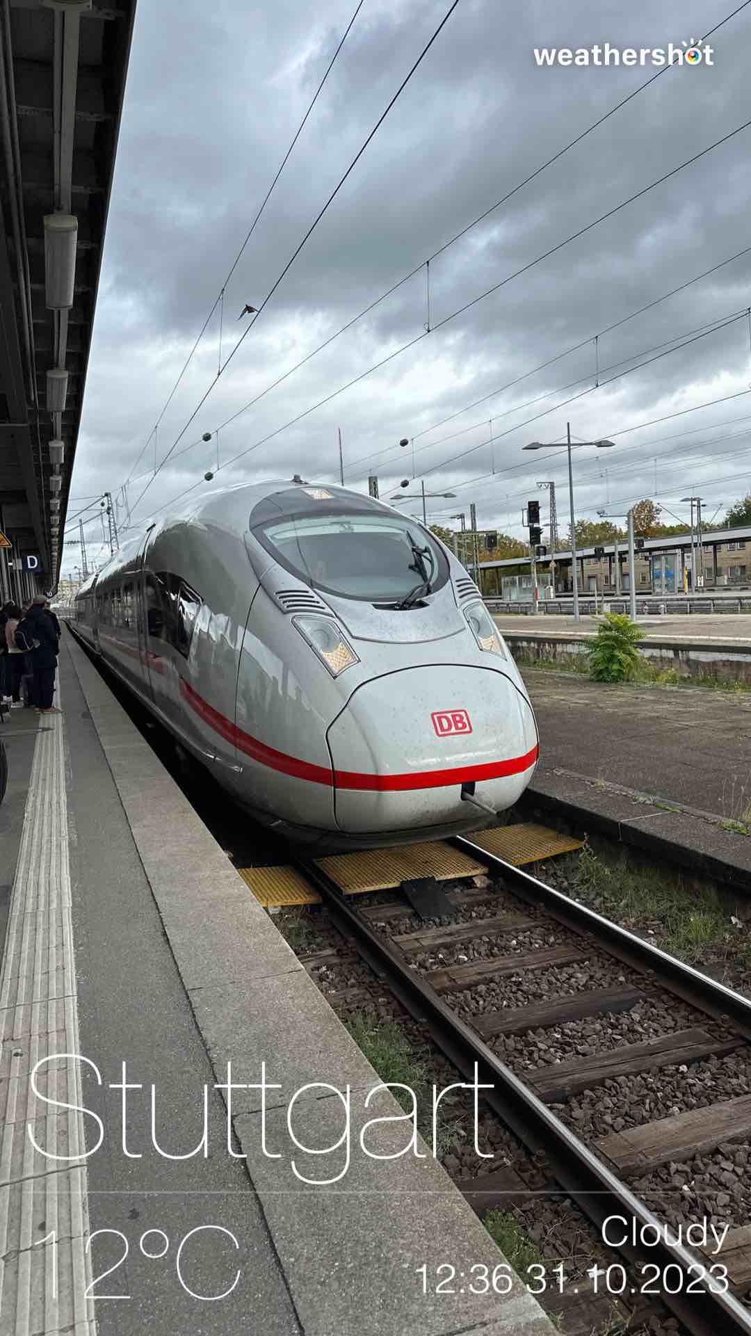 Cloudy weather in Stuttgart, 12°C — October 31, 2023 (community photo)