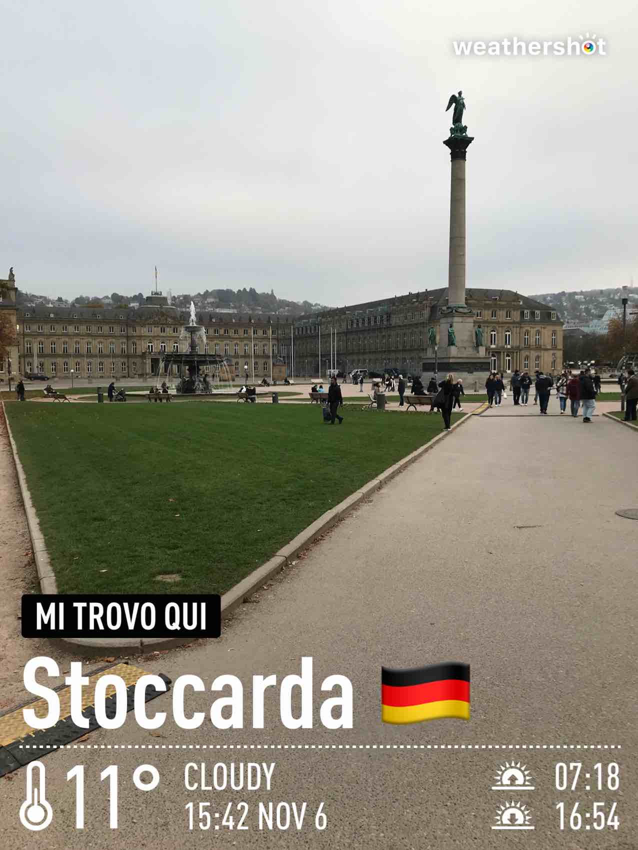 Wetter in Stuttgart: bewölkt, 11°C – 6. November 2024 (Community-Foto)