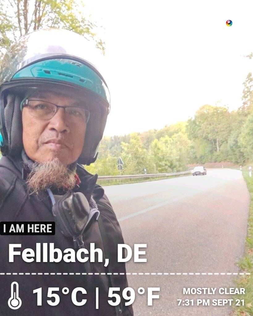 Clear night weather in Fellbach, 15°C — September 21, 2026 (community photo)