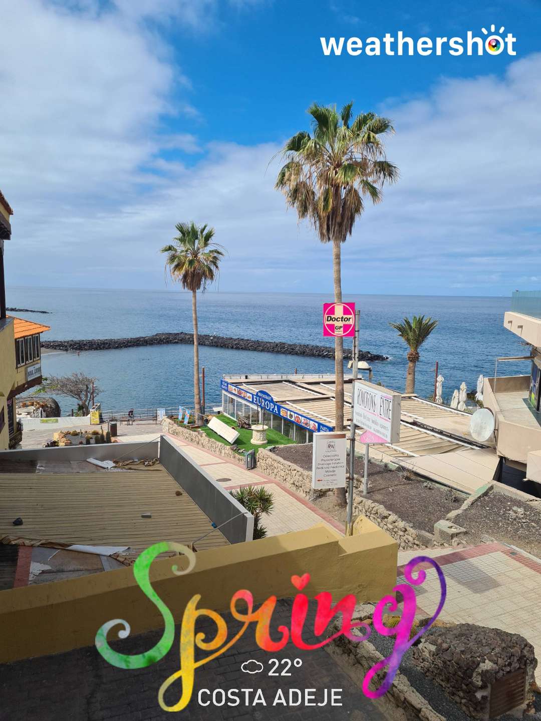 Weathershot photo, Costa Adeje, Tenerife, April 2021, 22 °C