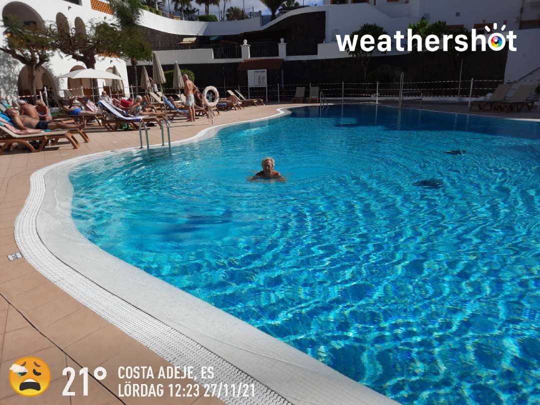 Weathershot photo, Costa Adeje, Tenerife, November 2021, 21 °C