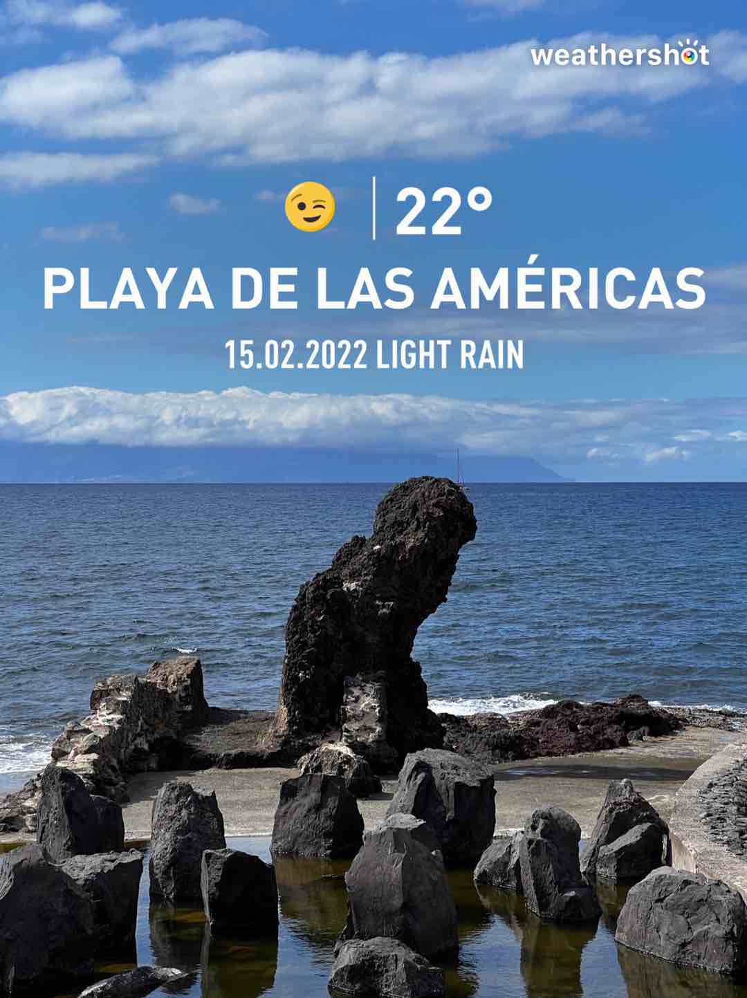 Weathershot photo, Arona, Tenerife, February 2022, 22 °C