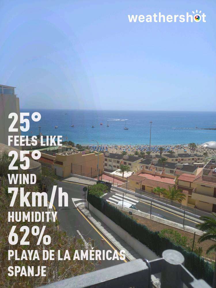 Weathershot photo, Arona, Tenerife, April 2022, 25 °C