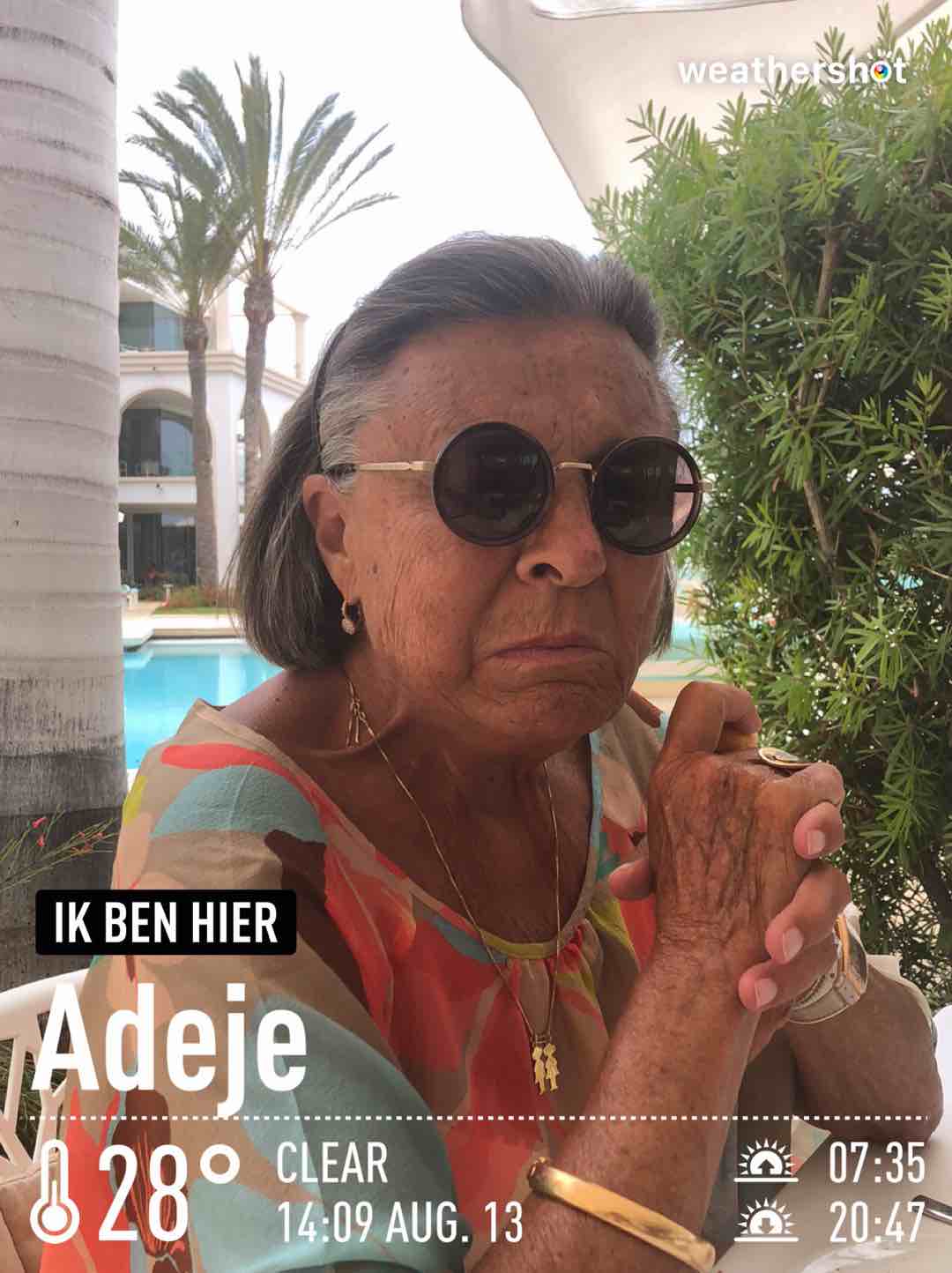 Weathershot photo, Adeje, Tenerife, August 2022, 28 °C
