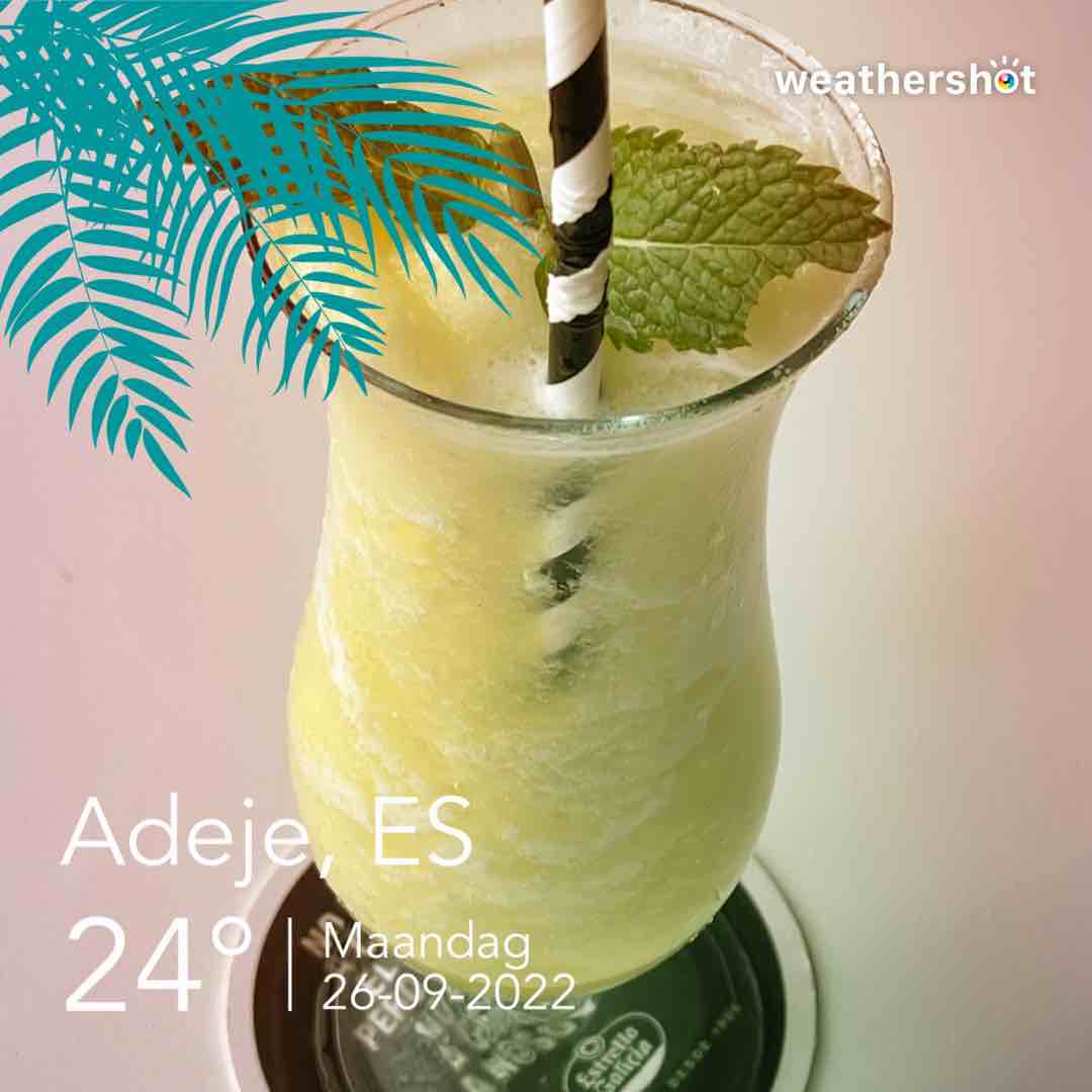 Weathershot photo, Costa Adeje, Tenerife, September 2022, 24 °C