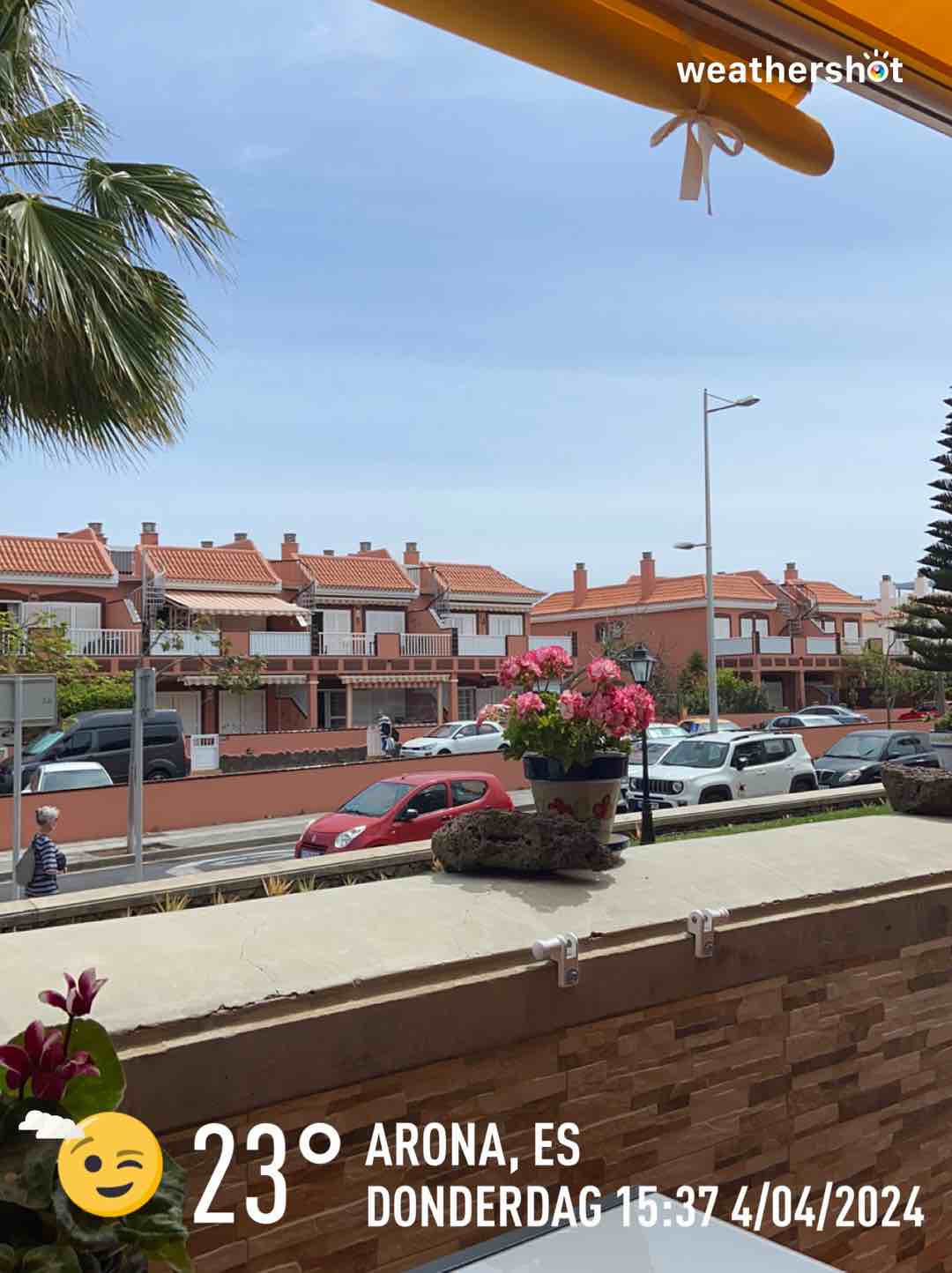 Weathershot photo, Arona, Tenerife, April 2024, 23 °C