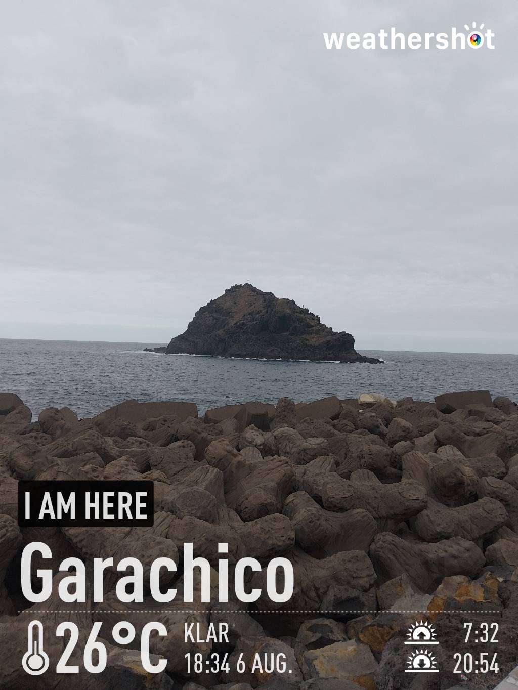 Weathershot photo, Garachico, Tenerife, August 2024, 26 °C