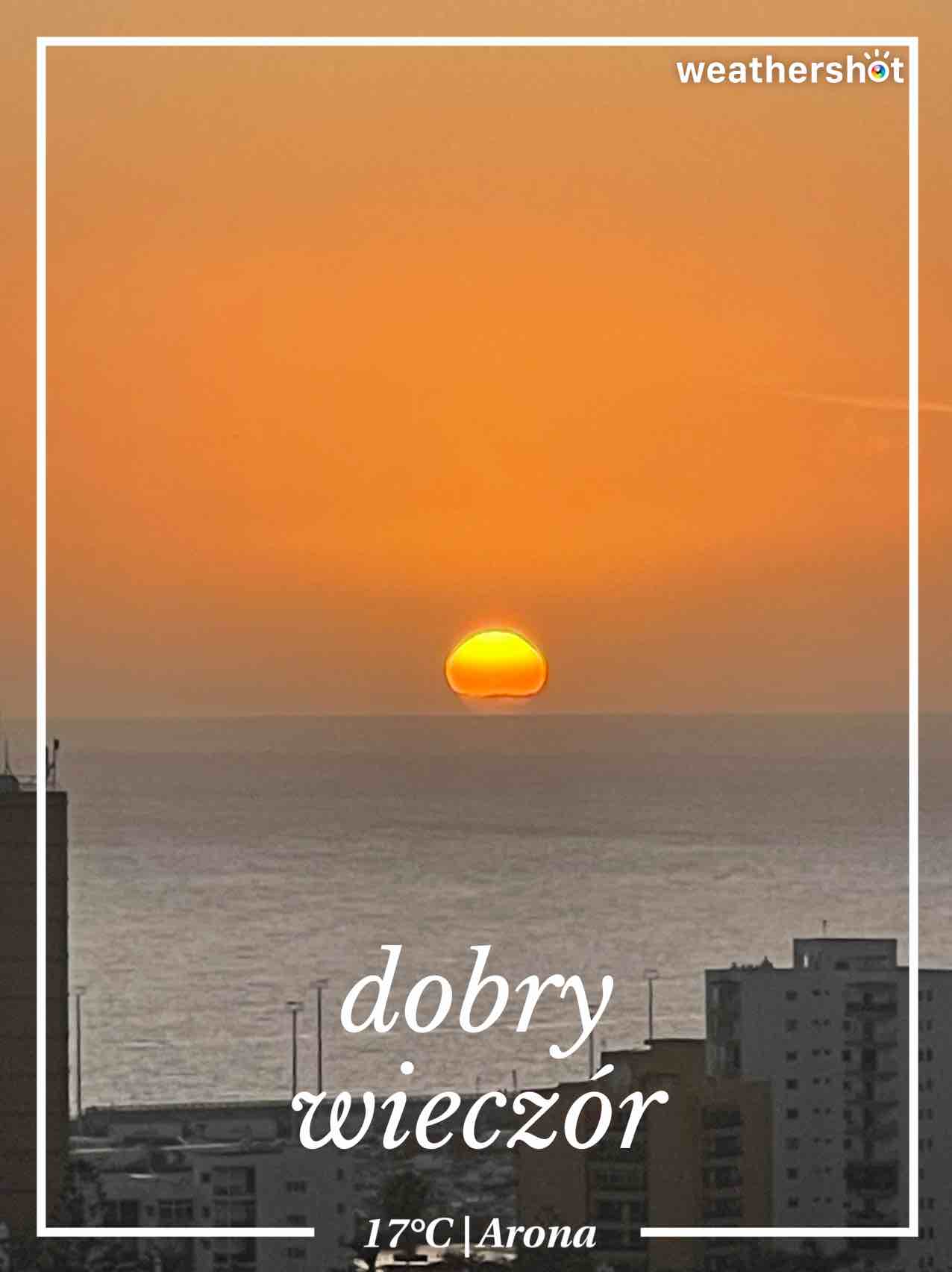 Weathershot photo, Los Cristianos, Tenerife, January 2025, 17 °C