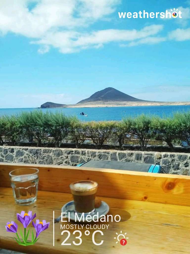 Weathershot photo, El Médano, Tenerife, July 2025, 23 °C