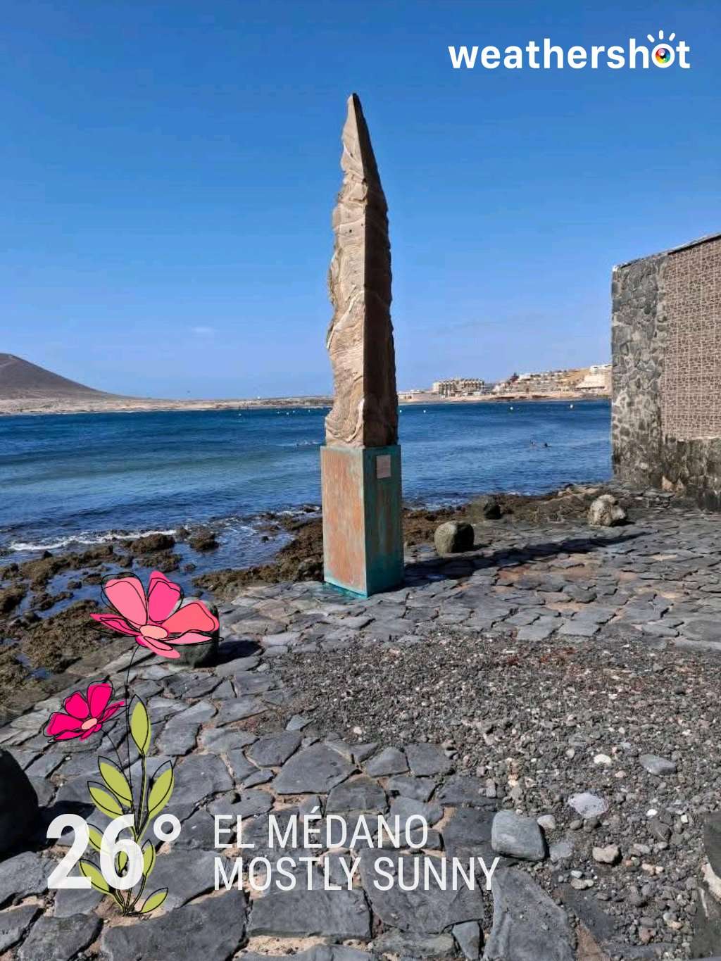 Weathershot photo, El Médano, Tenerife, September 2025, 26 °C