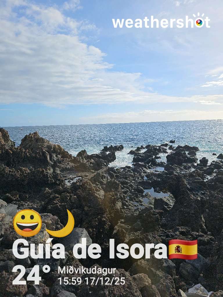 Weathershot photo, Santa Cruz de Tenerife, Tenerife, December 2025, 24 °C