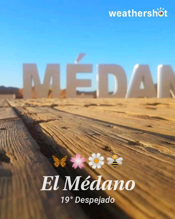 Weathershot photo, El Médano, Tenerife, January 2026, 19 °C