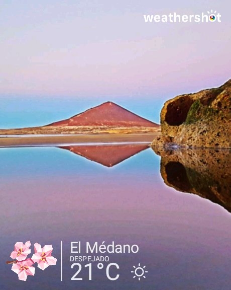 Weathershot photo, El Médano, Tenerife, June 2026, 21 °C