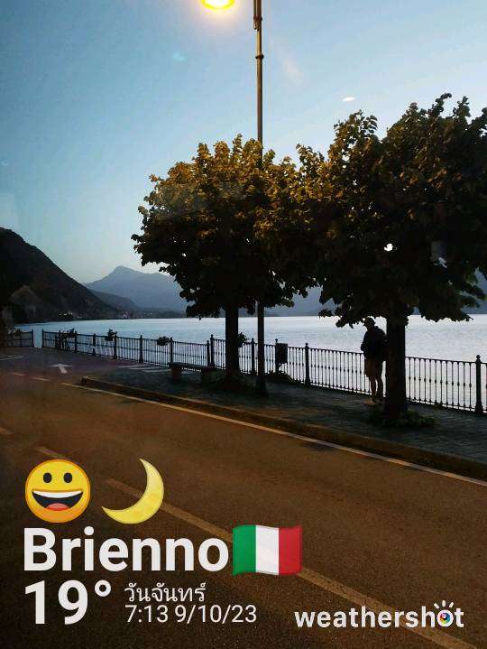 Weather in Brienno — October 9, 2023 (community photo)