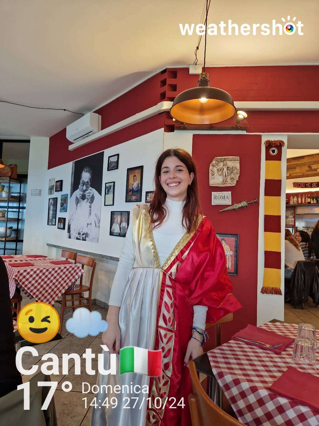 Cloudy weather in Cantù, 17°C — October 27, 2024 (community photo)