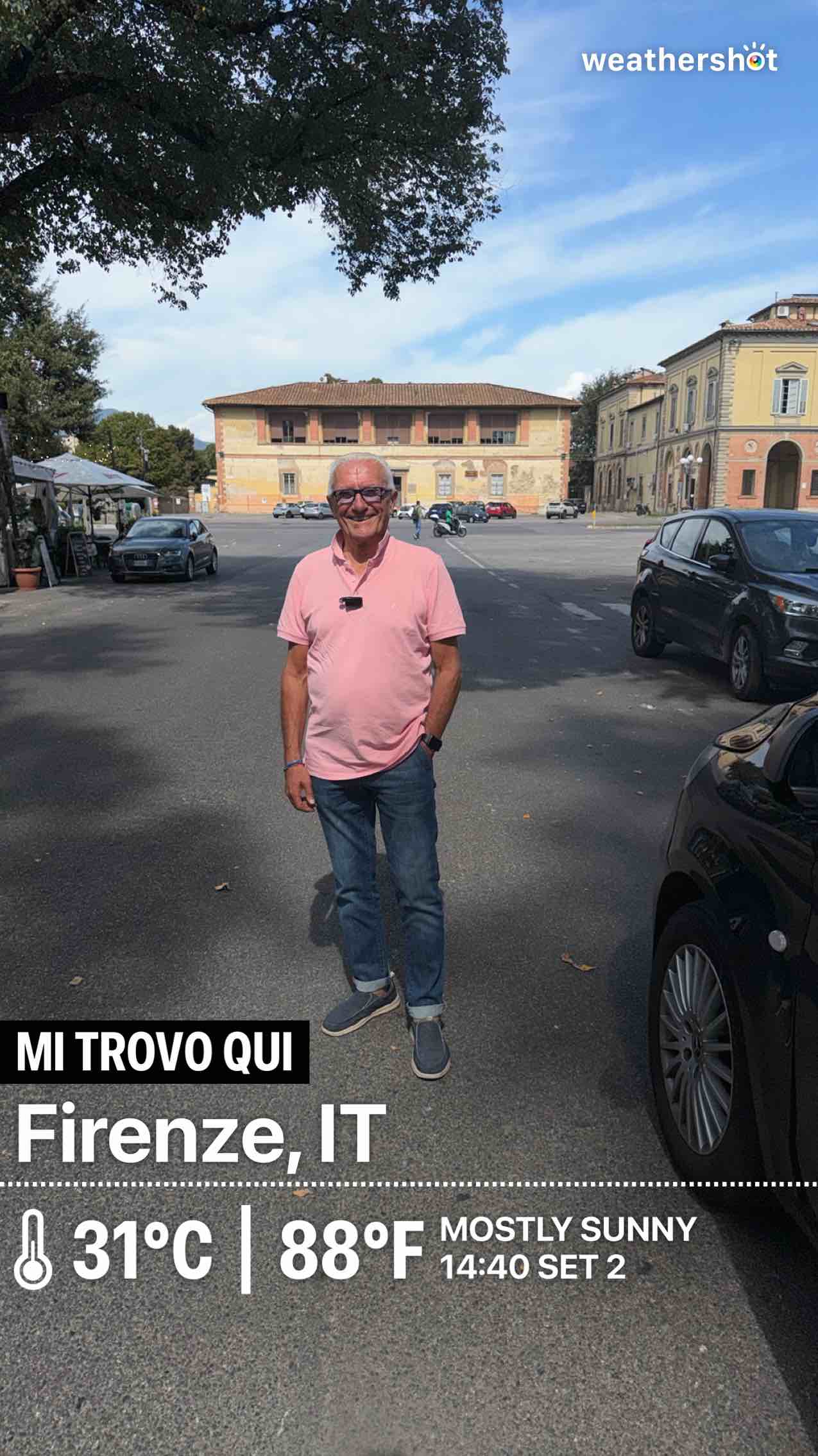 Clear weather in Firenze, 31°C — September 2, 2026 (community photo)