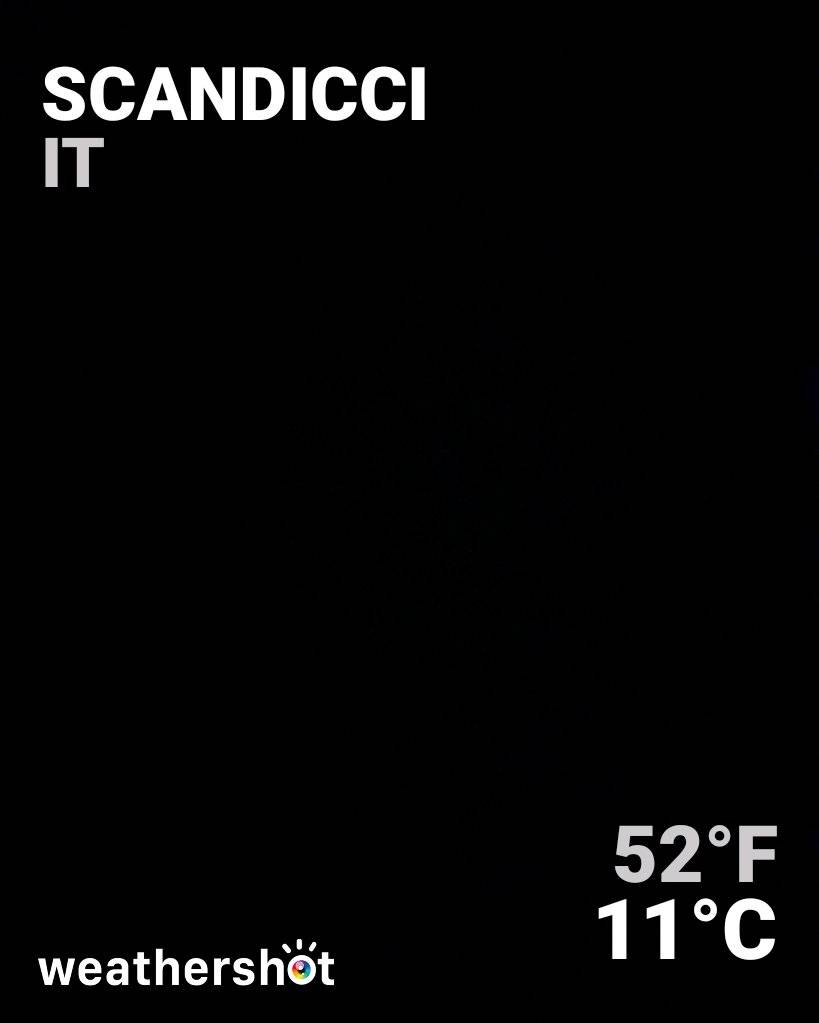 Clear night weather in Scandicci, 11°C — October 15, 2026 (community photo)