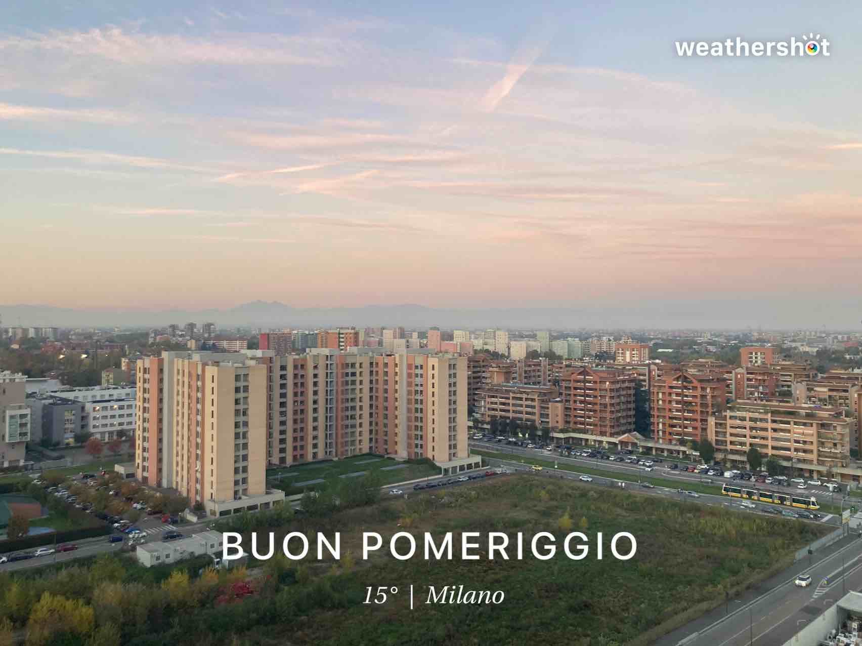 Weather in Milano, 15°C — October 28, 2025 (community photo)