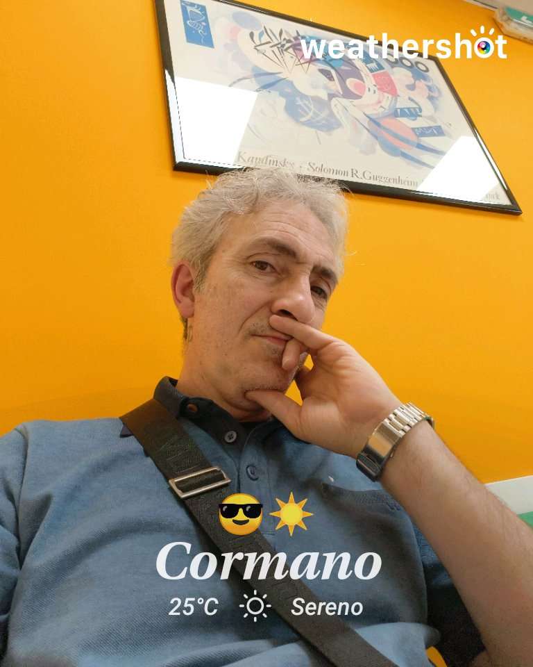 Clear night weather in Cormano, 25°C — April 24, 2026 (community photo)