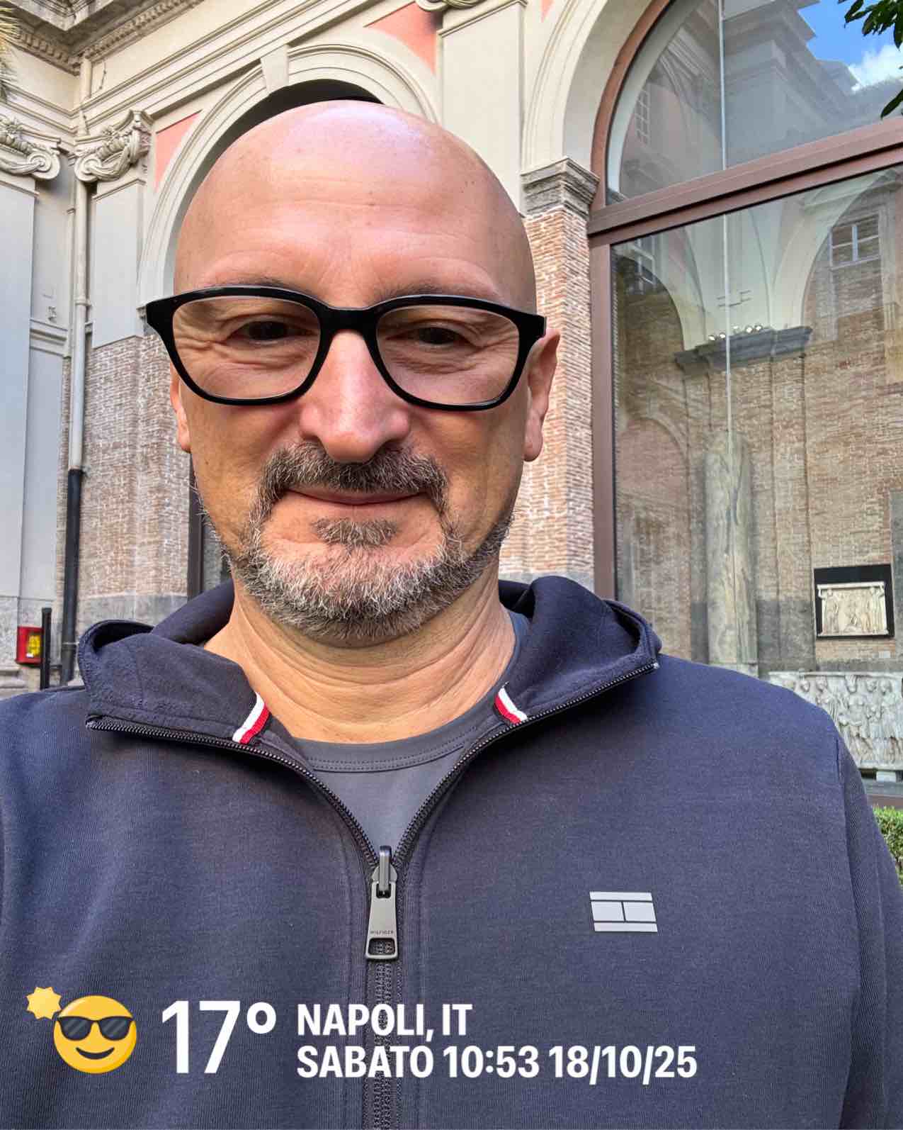 Clear weather in Napoli, 17°C — October 18, 2025 (community photo)