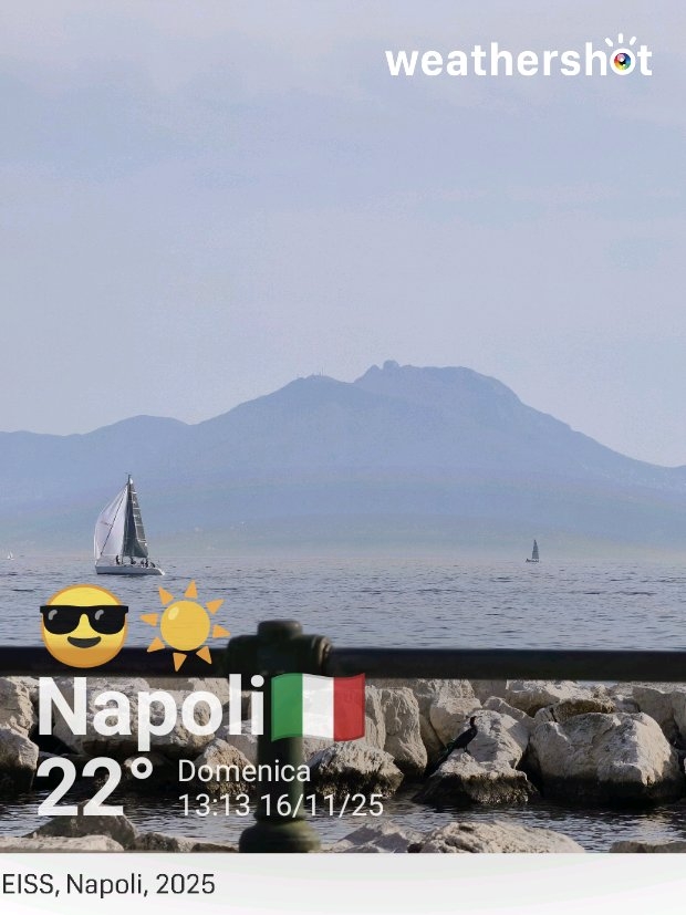 Weather in Napoli — November 16, 2025 (community photo)