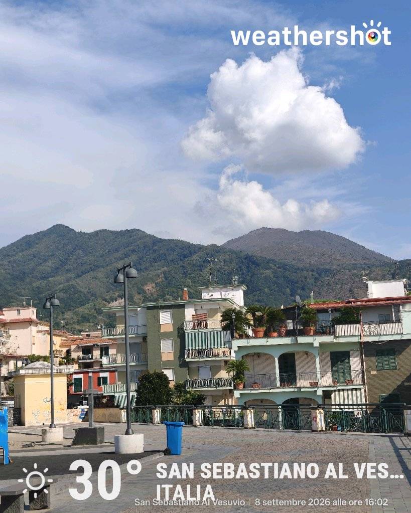 Clear weather in San Sebastiano Al Vesuvio, 30°C — September 8, 2026 (community photo)