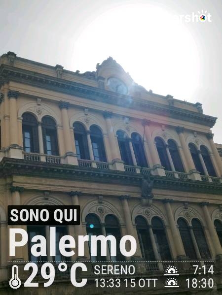 Weather in Palermo — October 15, 2024 (community photo)