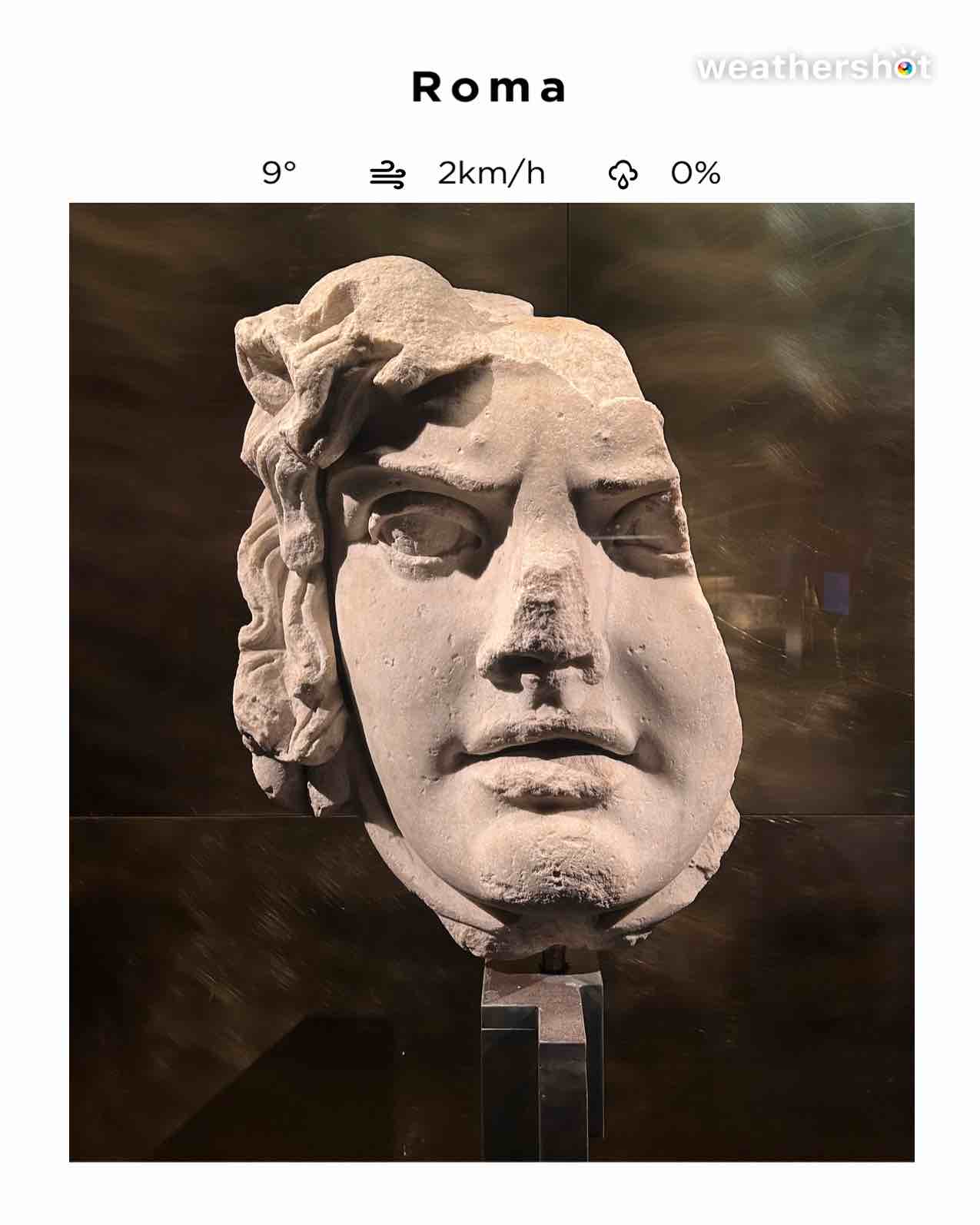 Weather in Roma, 9°C — January 27, 2026 (community photo)