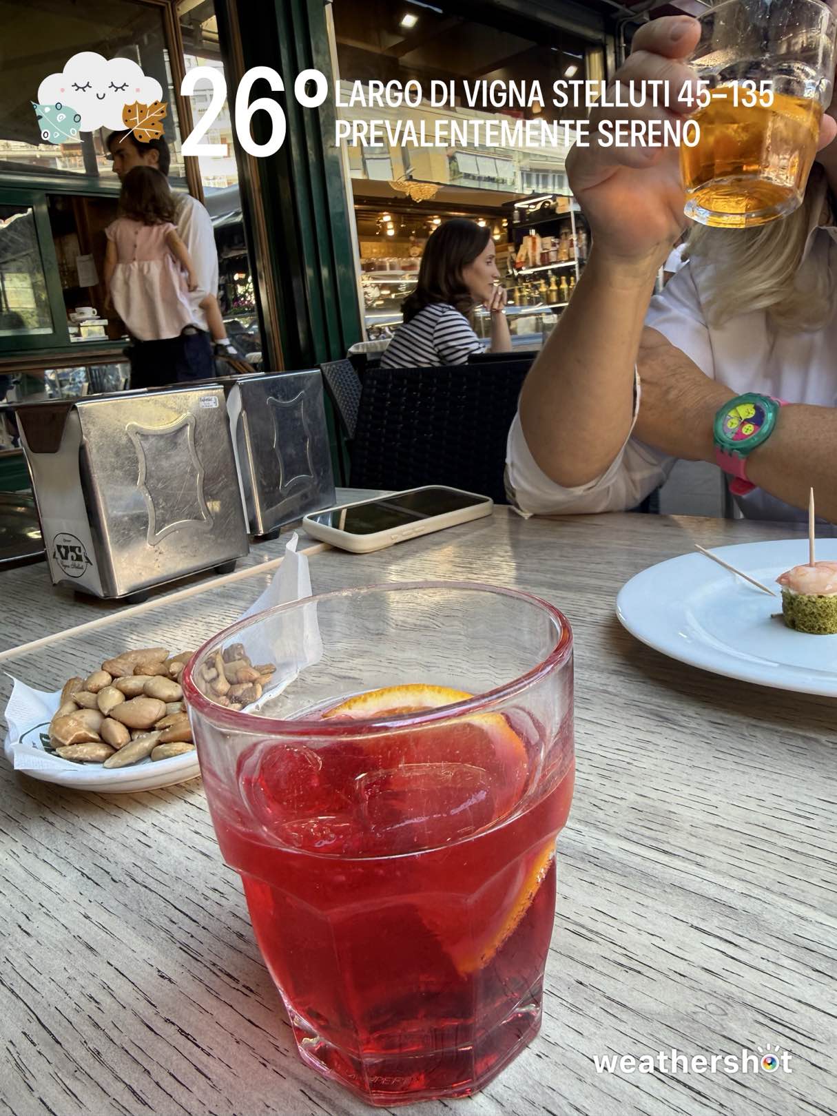 Clear weather in Roma, 26°C — October 3, 2026 (community photo)