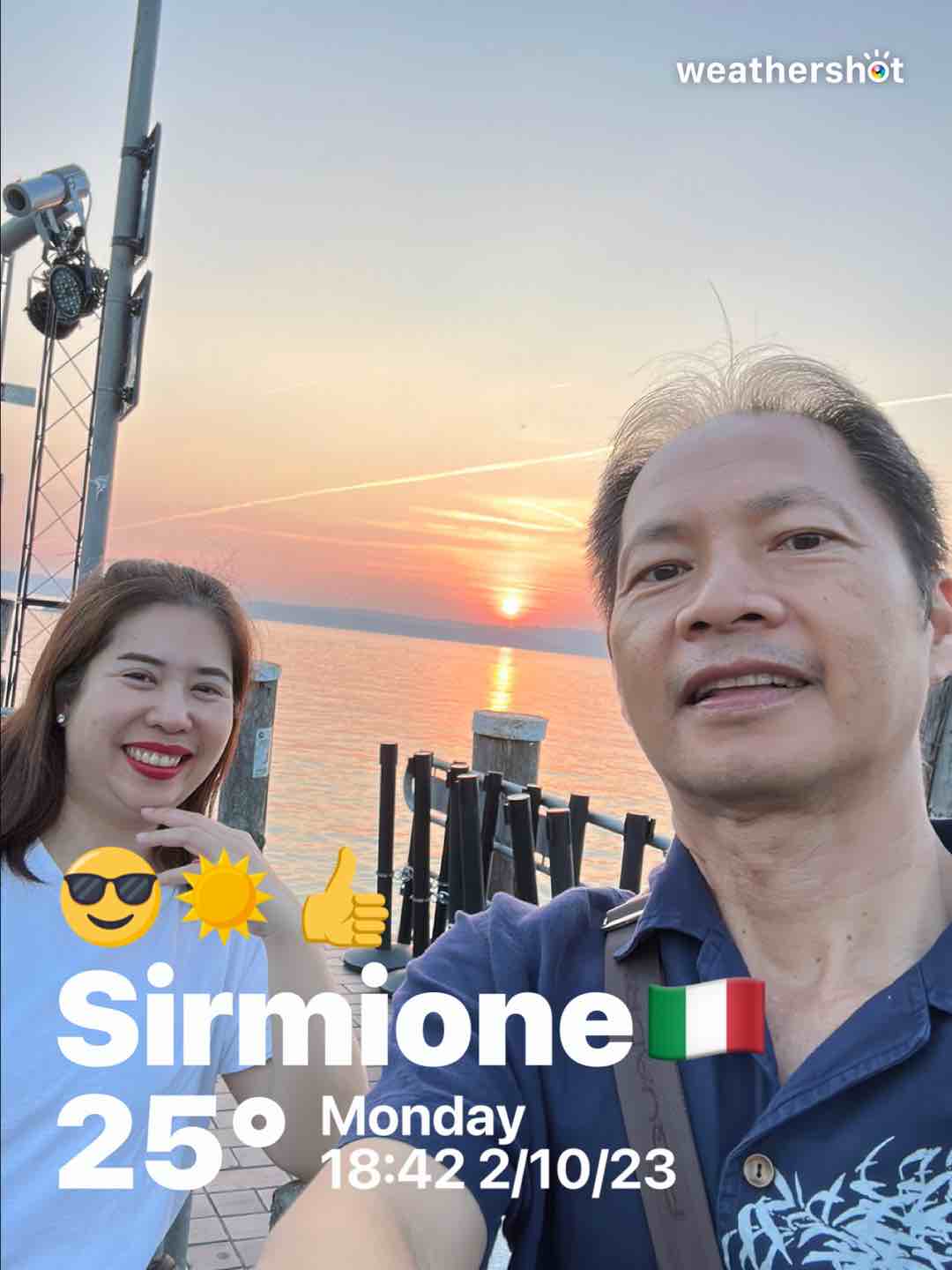 Clear weather in Sirmione, 25°C — October 2, 2023 (community photo)