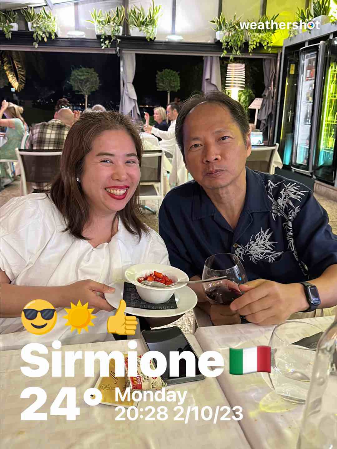 Clear weather in Sirmione, 24°C — October 2, 2023 (community photo)
