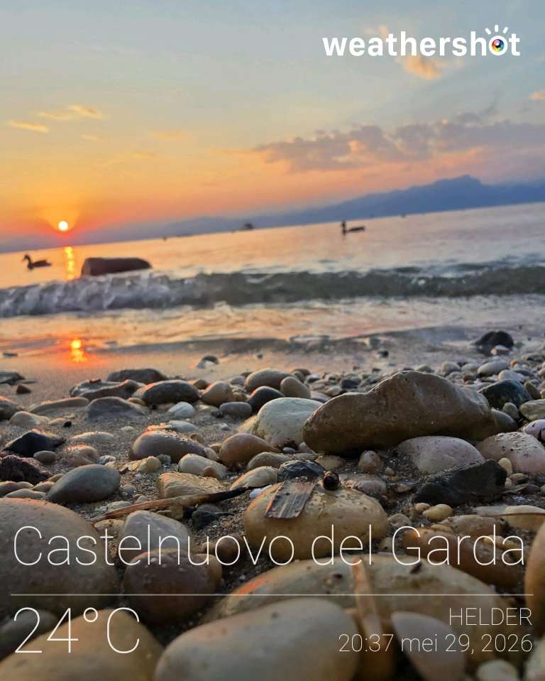 Sunny weather in Castelnuovo del Garda, 24°C — May 29, 2026 (community photo)