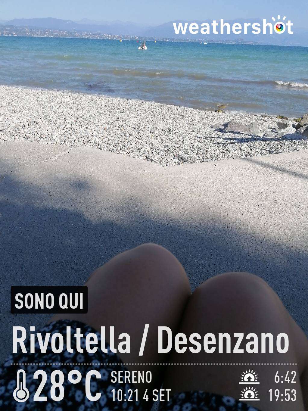 Sunny weather in Desenzano del Garda, 28°C — September 4, 2026 (community photo)