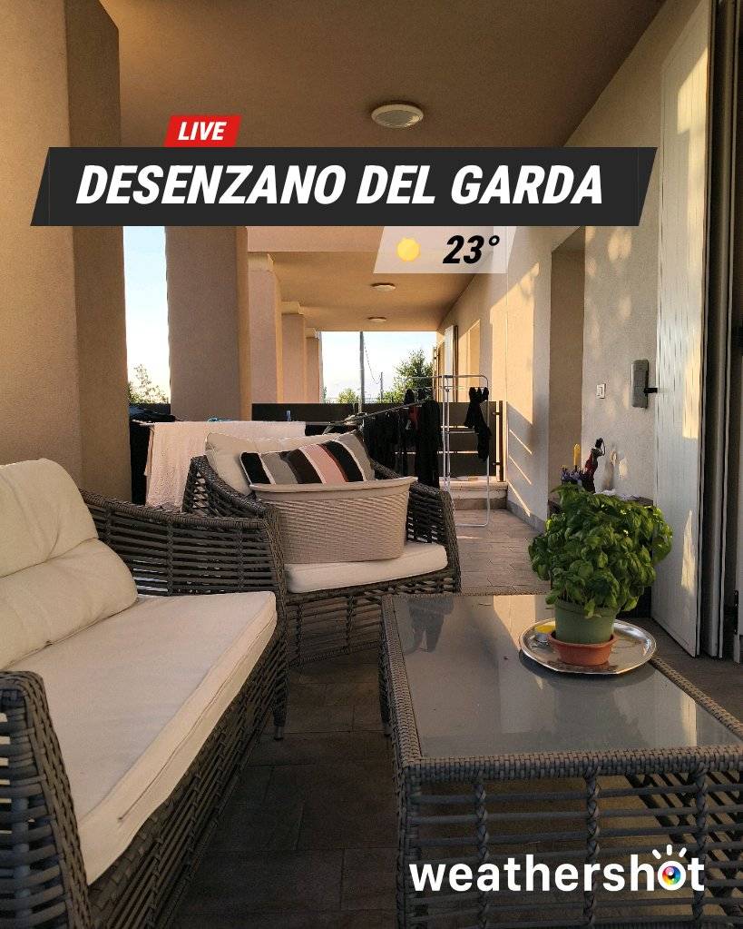 Sunny weather in Desenzano del Garda, 23°C — September 22, 2026 (community photo)