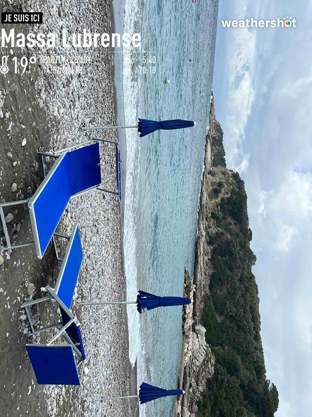 Weather in Massa Lubrense, 19°C — May 21, 2024 (community photo)