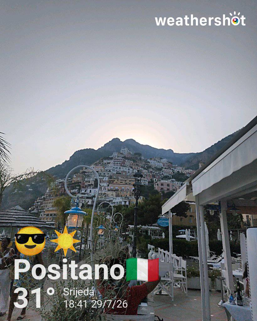 Sunny weather near Sorrento, 31°C — July 29, 2026 (community photo)
