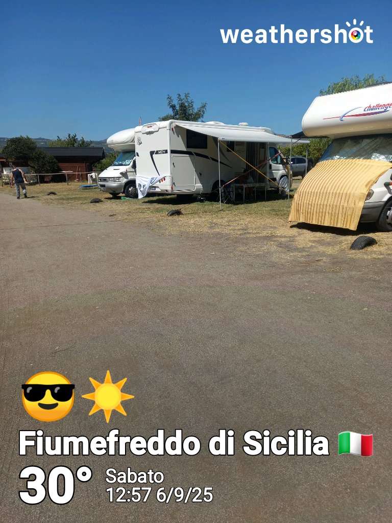 Sunny weather in Mascali, 30°C — September 6, 2025 (community photo)